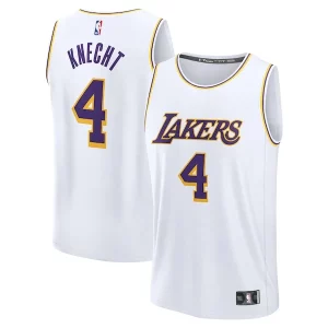 Splendido Robusto Dalton Knecht Los Angeles Lakers Fast Break Replica Player Jersey Association Edition White