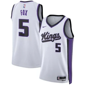 Fascinante Moderno De'Aaron Fox Sacramento Kings Nike Unisex Swingman Jersey Association Edition White/Black