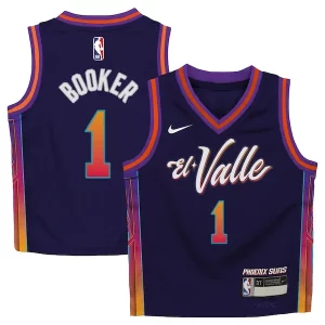 Cool Devin Booker Phoenix Suns Nike Toddler Swingman Replica Jersey City Edition Purple