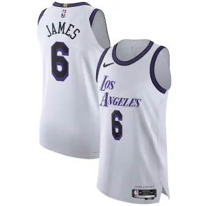 Stupendo Classico LeBron James Los Angeles Lakers Nike 2022/23 Authentic Jersey City Edition White