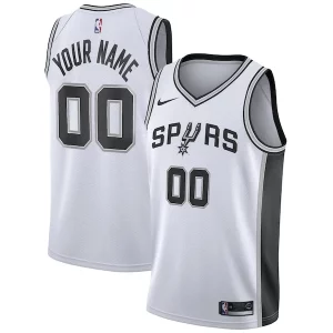 Elegante San Antonio Spurs Nike Custom Swingman Jersey White Association Edition