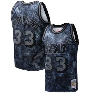 Duraturo Moderno Alonzo Mourning Miami Heat Hardwood Classics 1996/97 Tie Dye Swingman Jersey Black