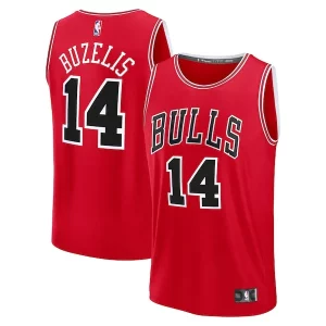 Robusto Ottimo Matas Buzelis Chicago Bulls Fast Break Replica Player Jersey Icon Edition Red