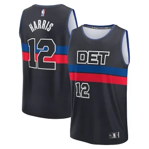 Resistente Attraente Trendy Tobias Harris Detroit Pistons Youth Fast Break Player Jersey Statement Edition Black