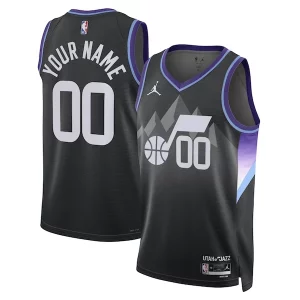 Comodo Utah Jazz Jordan Brand Unisex 2024/25 Custom Swingman Jersey Statement Edition Black