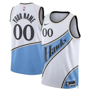 Sofisticato Pratico Atlanta Hawks Nike Unisex 2024/25 Custom Swingman Jersey City Edition White