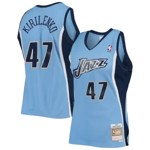 Bellissimo Incantevole Andrei Kirilenko Utah Jazz 2009/10 Hardwood Classics Swingman Jersey Powder Blue
