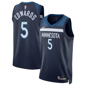 Bellissimo Fascinante Cool Anthony Edwards Minnesota Timberwolves Nike Unisex Swingman Replica Jersey Icon Edition Navy