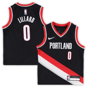 Moderno Resistente Damian Lillard Portland Trail Blazers Nike Preschool Swingman Player Jersey Icon Edition Black