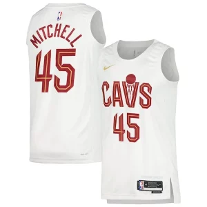 Versatile Donovan Mitchell Cleveland Cavaliers Nike Unisex Swingman Jersey Association Edition White/Wine