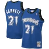 Sofisticato Kevin Garnett Minnesota Timberwolves 2001/02 Hardwood Classics Swingman Jersey Blue