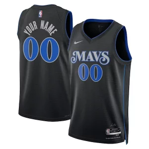 Trendy Bellissimo Dallas Mavericks Nike Unisex 2023/24 Custom Swingman Jersey Black City Edition