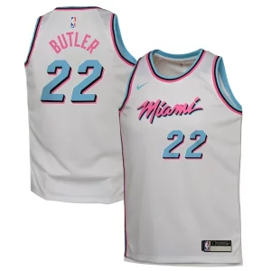 Carino Classico Jimmy Butler Miami Heat Nike Youth 2024/25 Swingman Player Jersey City Edition White