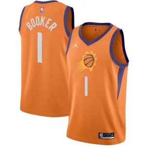 Cool Trendy Classico Devin Booker Phoenix Suns Jordan Brand 2020/21 Swingman Jersey Statement Edition Orange