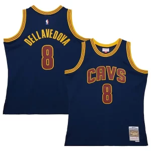 Accattivante Matthew Dellavedova Cleveland Cavaliers 2015/16 Hardwood Classics Swingman Jersey Navy