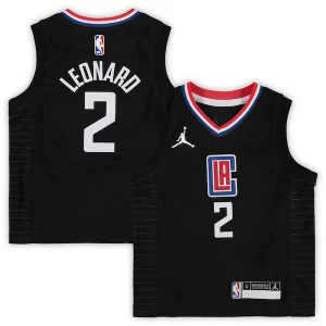 Prestigioso Trendy Comodo Kawhi Leonard LA Clippers Jordan Brand Preschool 2020/21 Fast Break Replica Jersey Statement Edition Black