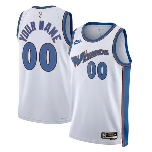 Splendido Gorgeous Carino Washington Wizards Nike Unisex 2022/23 Custom Swingman Jersey Classic Edition White