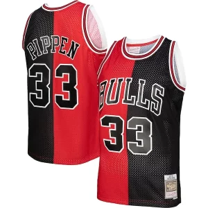 Delizioso Scottie Pippen Chicago Bulls Big & Tall Hardwood Classics 1997/98 Split Swingman Jersey Red/Black