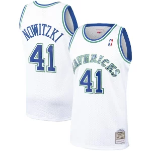 Pratico Robusto Dirk Nowitzki Dallas Mavericks 1998/99 Hardwood Classics Swingman Jersey White
