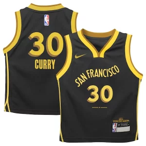 Delizioso Stephen Curry Golden State Warriors Nike Toddler Swingman Replica Jersey City Edition Black