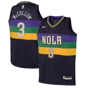 Elegante CJ McCollum New Orleans Pelicans Nike Youth Swingman Jersey City Edition Purple
