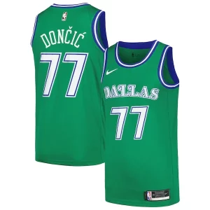 Gorgeous Luka Dončić Dallas Mavericks Nike Swingman Player Jersey Classic Edition Green