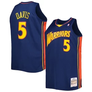 Versatile Lussuoso Baron Davis Golden State Warriors Big & Tall Hardwood Classics 2006/07 Swingman Jersey Navy