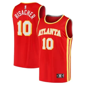 Magnifico Stupendo Zaccharie Risacher Atlanta Hawks Youth 2024 NBA Draft Fast Break Player Jersey Icon Edition Red