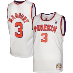 Eccezionale Lussuoso Stephon Marbury Phoenix Suns 2001/02 Hardwood Classics Swingman Jersey White