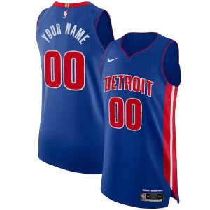 Bellissimo Cool Stupendo Detroit Pistons Nike Authentic Custom Jersey Blue Icon Edition