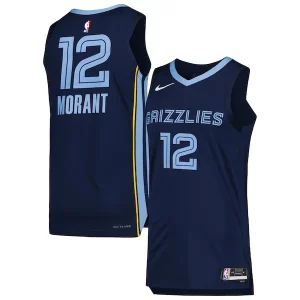 Classico Meraviglioso Ja Morant Memphis Grizzlies Nike Authentic Jersey Association Edition Navy