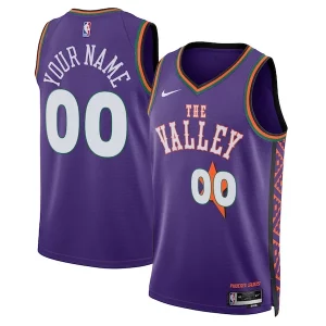 Stupendo Ottimo Splendido Phoenix Suns Nike Unisex 2024/25 Custom Swingman Jersey City Edition Purple