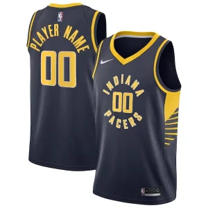 Elegante Pratico Lussuoso Indiana Pacers Nike 2020/21 Swingman Custom Jersey Icon Edition Navy
