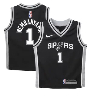 Ottimo Delizioso Victor Wembanyama San Antonio Spurs Nike Toddler Swingman Player Jersey Icon Edition Black