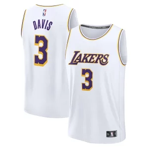 Accattivante Resistente Cool Anthony Davis Los Angeles Lakers Youth Fast Break Replica Player Jersey Association Edition White