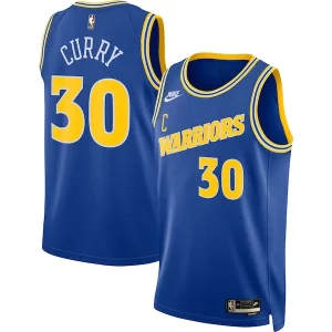 Splendido Stephen Curry Golden State Warriors Nike Swingman Jersey Classic Edition Blue
