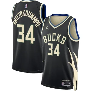 Splendido Giannis Antetokounmpo Milwaukee Bucks Jordan Brand Unisex Swingman Jersey Statement Edition Black