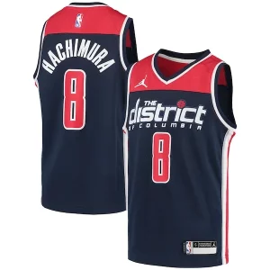Pratico Rui Hachimura Washington Wizards Jordan Brand Youth 2020/21 Swingman Player Jersey Statement Edition Navy