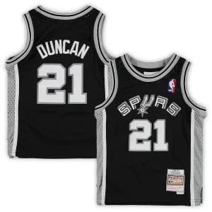 Bellissimo Tim Duncan San Antonio Spurs Preschool 1998/99 Hardwood Classics Throwback Team Jersey Black