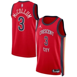 Splendido Resistente CJ McCollum New Orleans Pelicans Jordan Brand Unisex Swingman Jersey Statement Edition Red