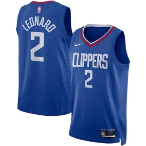 Sofisticato Kawhi Leonard LA Clippers Nike Unisex Swingman Jersey Icon Edition Royal/White