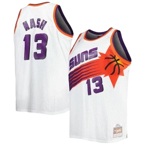 Ottimo Steve Nash Phoenix Suns Big & Tall Hardwood Classics 1996/97 Swingman Jersey White/Black