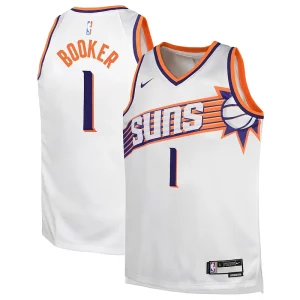 Classico Elegante Pratico Devin Booker Phoenix Suns Nike Youth Swingman Jersey Association Edition White