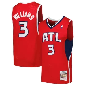 Duraturo Versatile Lou Williams Atlanta Hawks 2001/02 Hardwood Classics Swingman Jersey Red