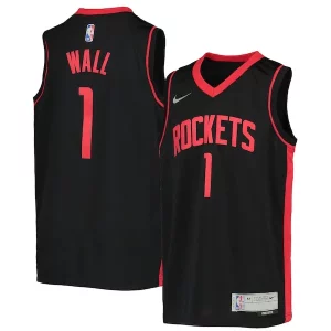 Fantastico Cool Carino John Wall Houston Rockets Nike Youth 2020/21 Swingman Player Jersey Earned Edition Black
