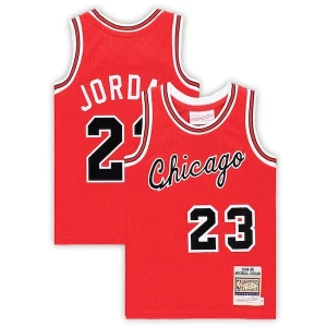 Ottimo Splendido Trendy Michael Jordan Chicago Bulls Toddler Hardwood Classics 1984/85 Authentic Swingman Jersey Red