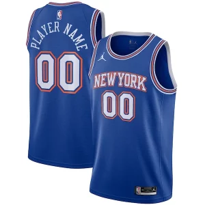 Trendy New York Knicks Jordan Brand Swingman Custom Jersey Statement Edition Blue