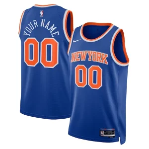 Magnifico Ottimo New York Knicks Nike Unisex Swingman Custom Jersey Blue Icon Edition