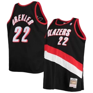 Prestigioso Carino Resistente Clyde Drexler Portland Trail Blazers 1991/92 Big & Tall Hardwood Classics Swingman Jersey Black