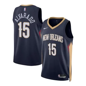 Stupendo Jose Alvarado New Orleans Pelicans Nike Unisex Swingman Jersey Icon Edition Navy